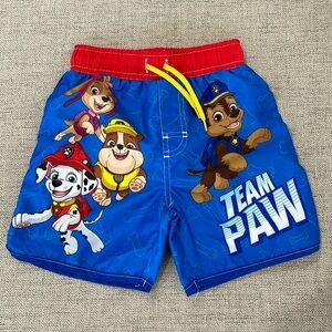 Paw Patrol swim trunks, 3T